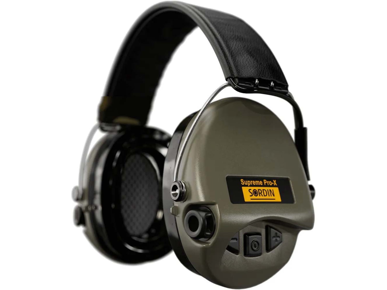 Sordin Pro-X Electronic Ear Muffs - Hunting & Shooting Hearing Protection With Active Noise Control & 1:4 Sound Amplification