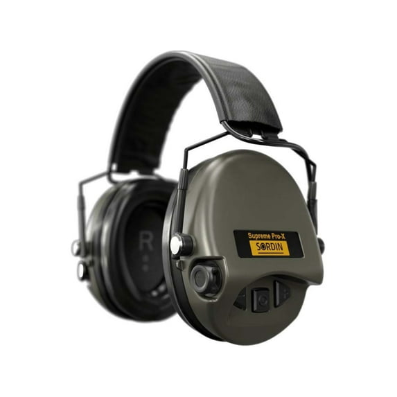 Sordin Supreme Pro-X SFA Headset, Green Cups