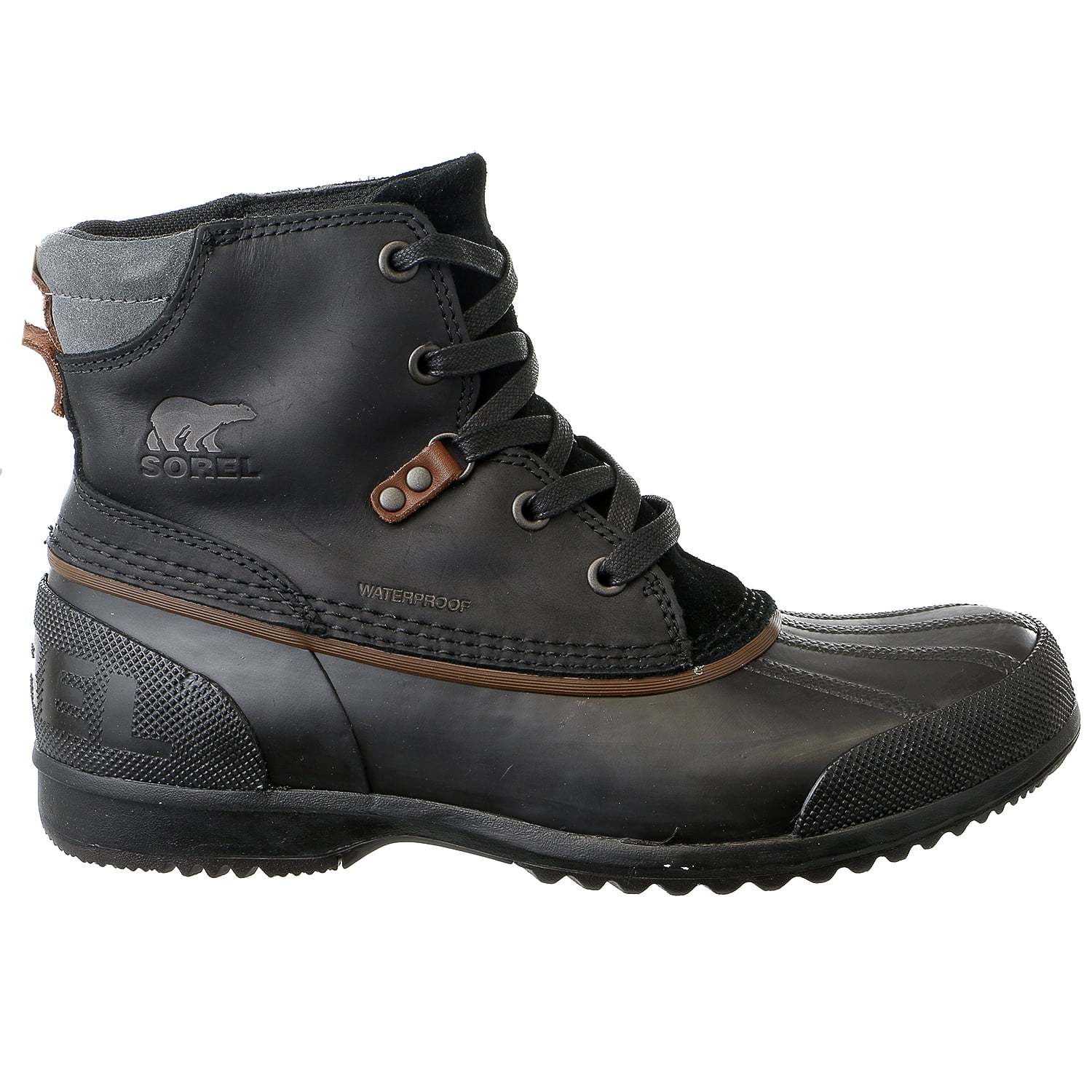 sorel black duck boots