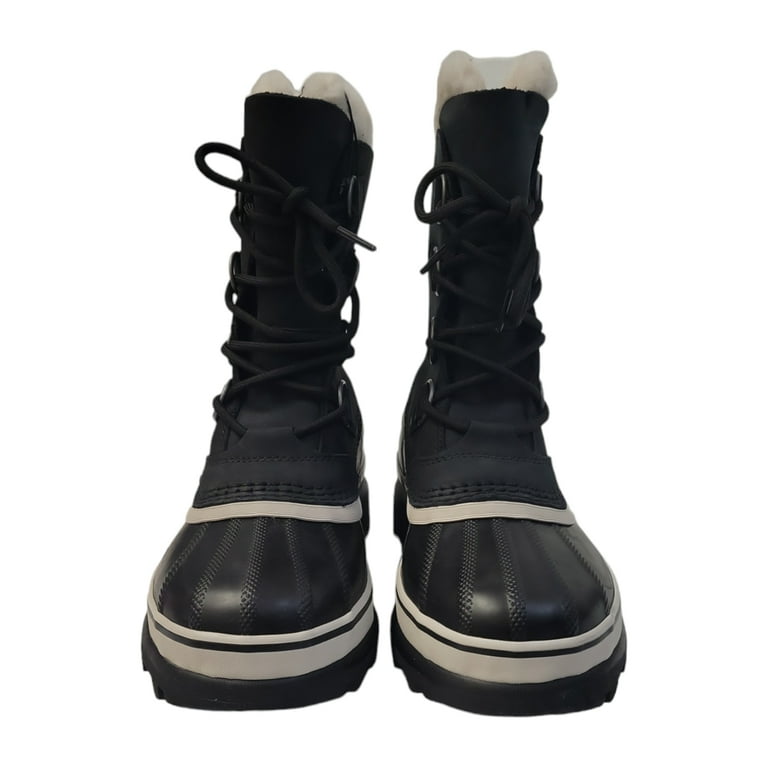 Orders Sorel Lace-Up Fur Lined Waterproof Black Snow Boots • Size 7.5