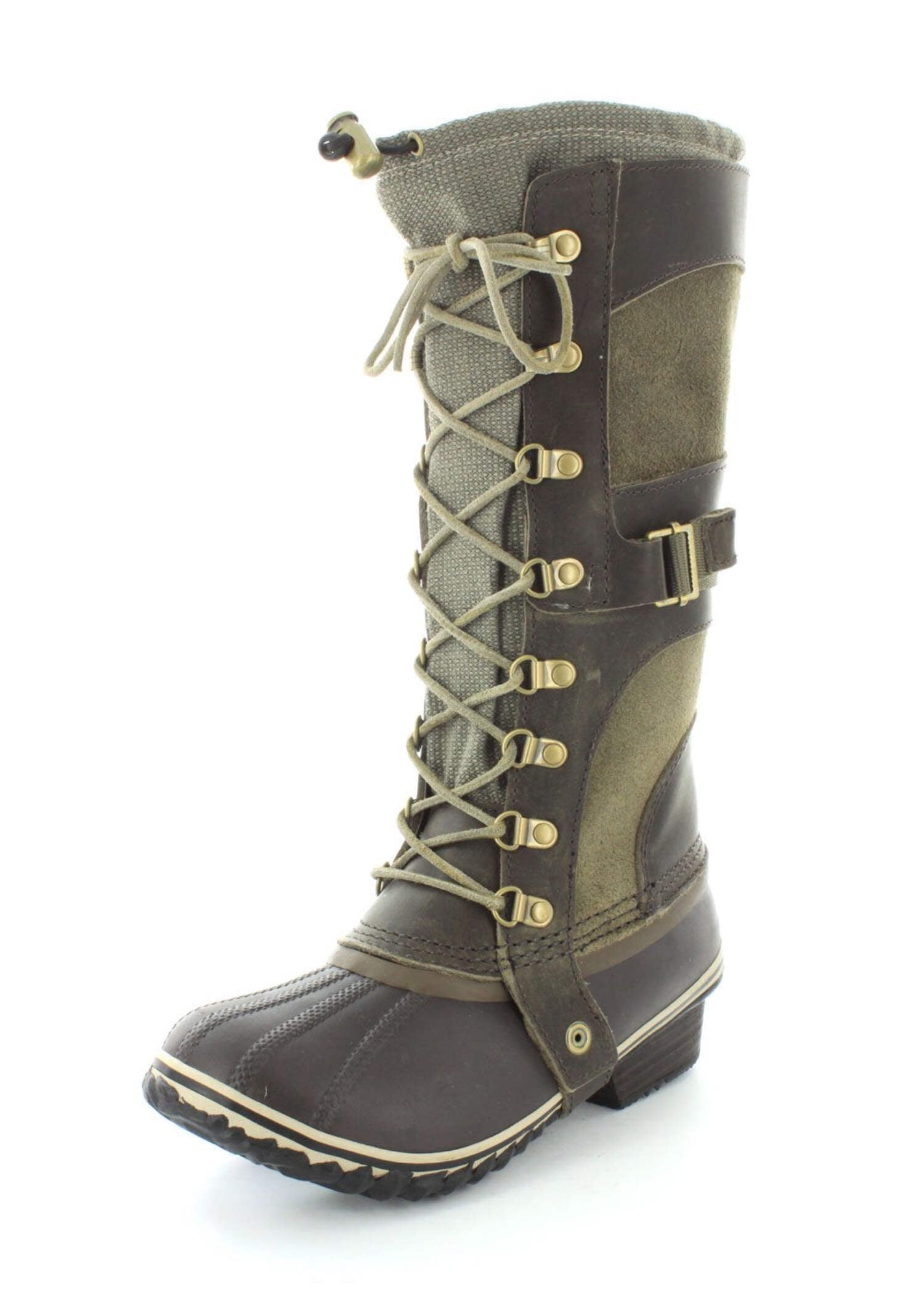 Sorel Conquest Carly Wp Boots Brown - Walmart.com