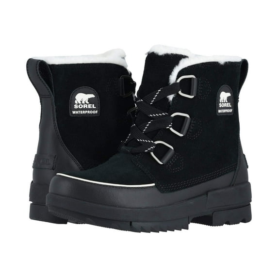 Sorel Tivoli IV Women's Size 7 Faux Fur Collar Waterproof Winter Boot, Black