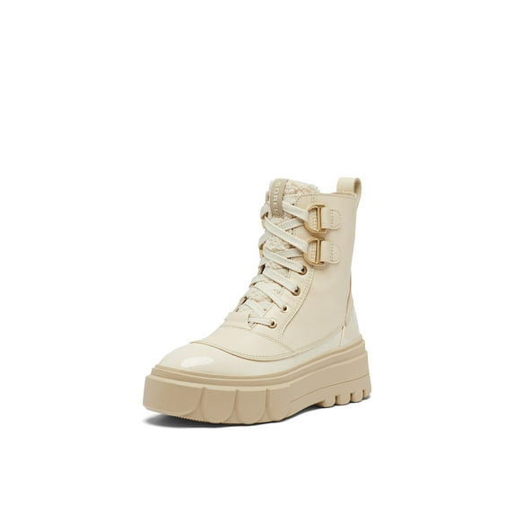 Sorel Women's Caribou X Boot Lace Waterproof Cozy Boots - Bleached Ceramic, Oatmeal - Size 7