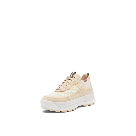 Sorel Women's ONA 503 Knit Low Sneakers - White Peach, Nova Sand - Size 7.5