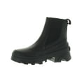 thumbnail image 1 of Sorel Womens Brex Leather Slip On Chelsea Boots, 1 of 3