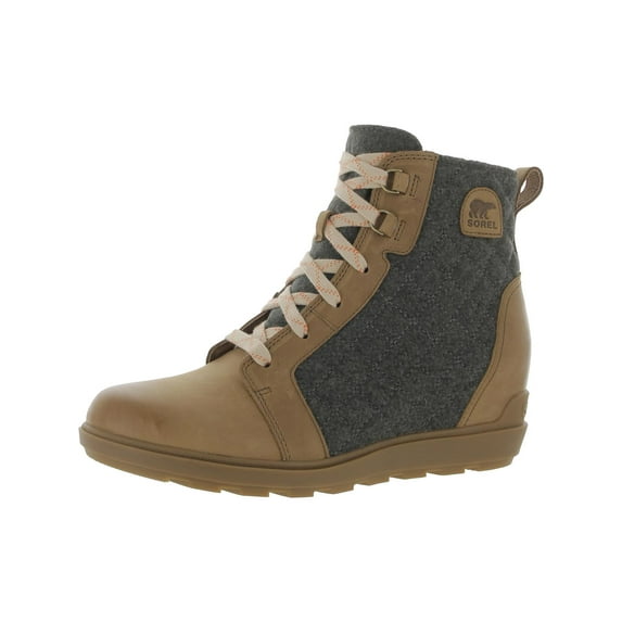 Sorel Womens Evie II NW Quilted Lace-Up Ankle Boots