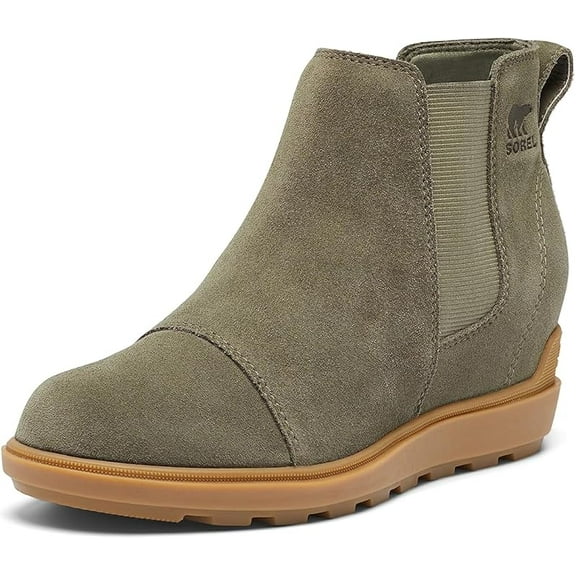 Sorel Womens Evie ll Chelsea Boot - Stone Green/Gum
