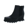 thumbnail image 1 of Sorel Womens Joan of Arctic Leather Pull On Chelsea Boots, 1 of 6
