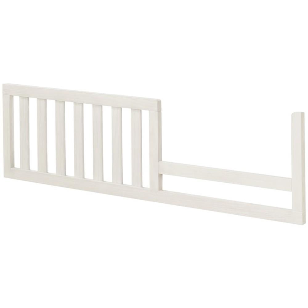 Weathered White Wooden Toddler Bed Rail