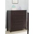 Sorelle Berkley 4-Drawer Chest - Espresso - Walmart.com