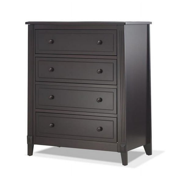 Sorelle Berkley 4-Drawer Chest - Espresso