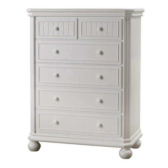 Sorelle Finley 6 Drawer Chest, White