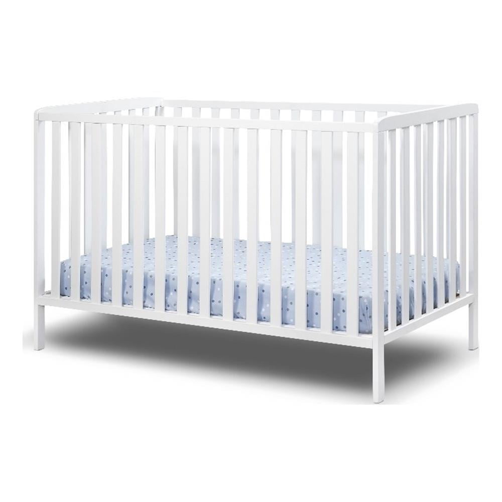 White European Solid Beech Wood 3-in-1 Convertible Crib