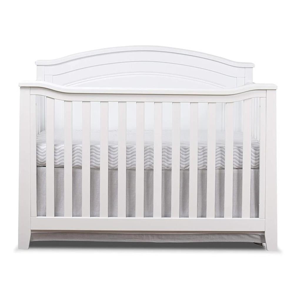 Sorelle Berkley Round Top 4 in 1 Crib - White