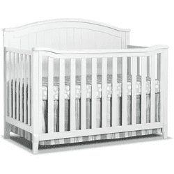 Sorelle Furniture Fairview 4 in 1 Convertible Crib, White