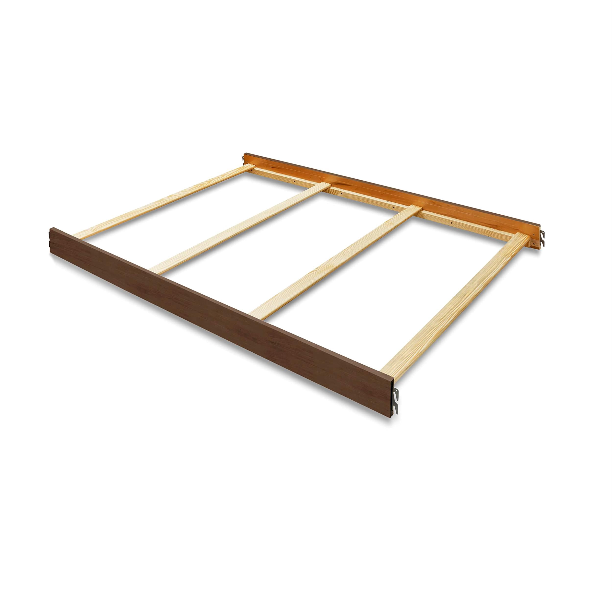 Sorelle Furniture Full Size Wood Bed Rails, Chocolate
