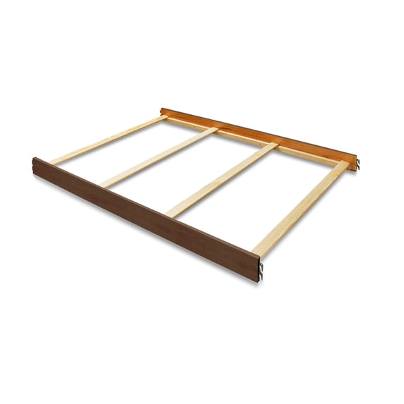 Sorelle Furniture Full Size Wood Bed Rails, Chocolate