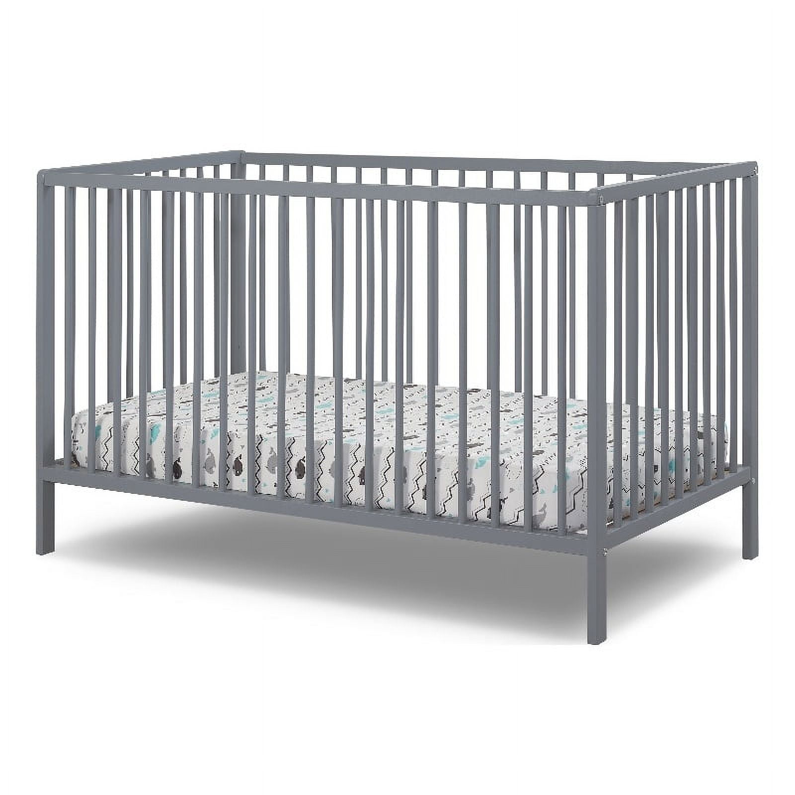 Sorelle Furniture Happy Convertible Crib, Gray