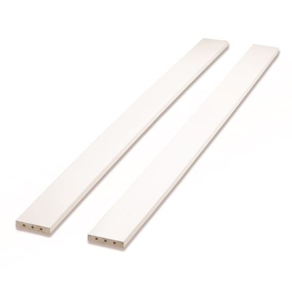 Sorelle Furniture Princeton Elite Conversion Rail Kit for Full Size Crib with Bed Slats, White