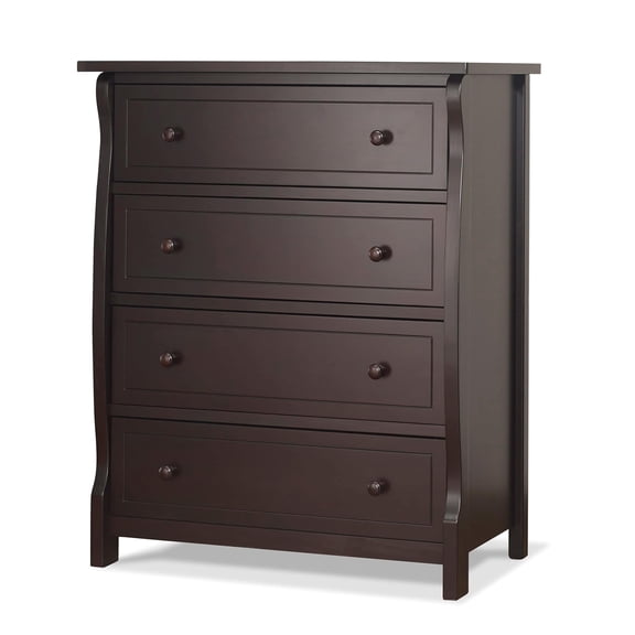 Sorelle Princeton Elite 4-Drawer Dresser - Espresso