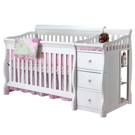 Sorelle Princeton Elite Crib and Changer in White