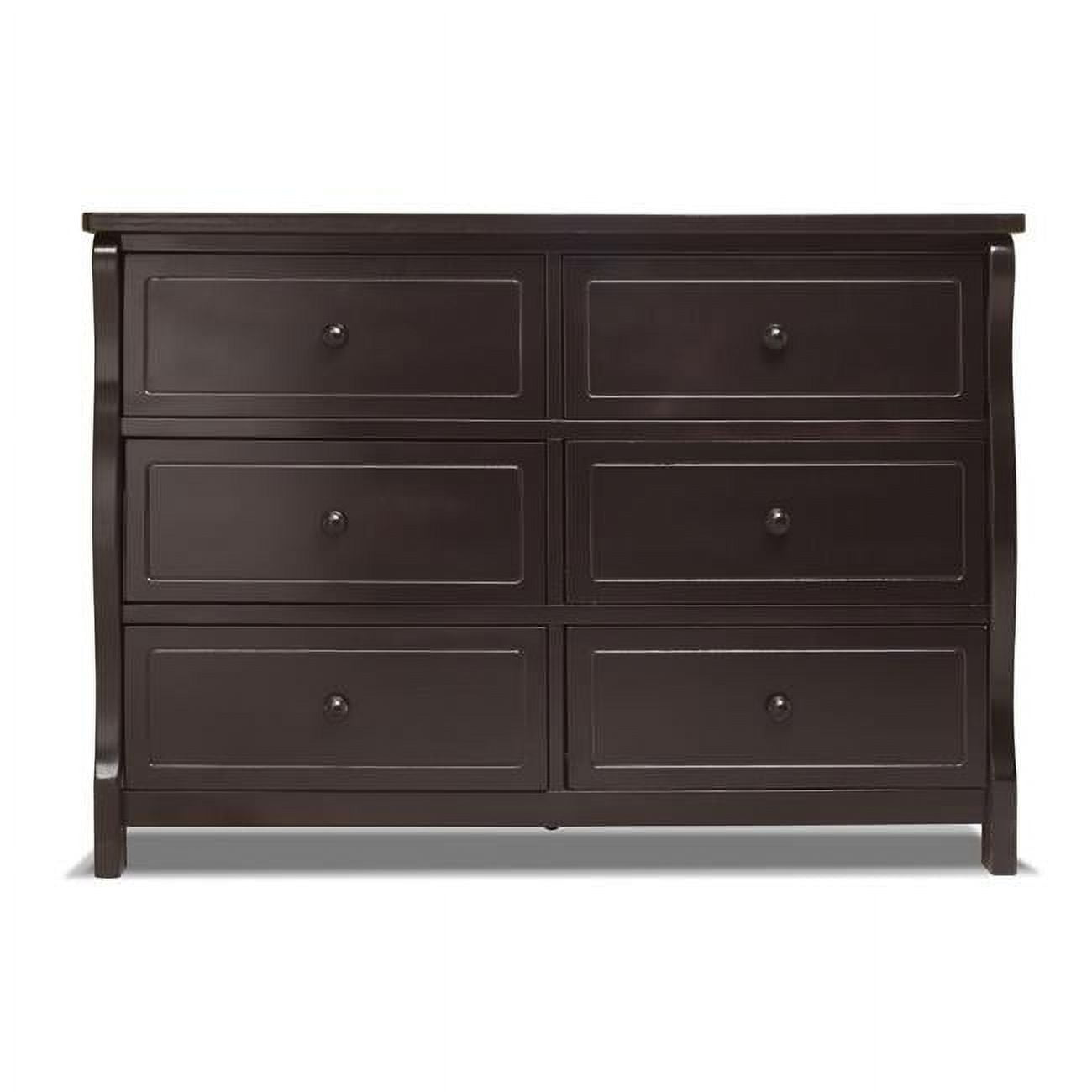 Espresso double dresser discount