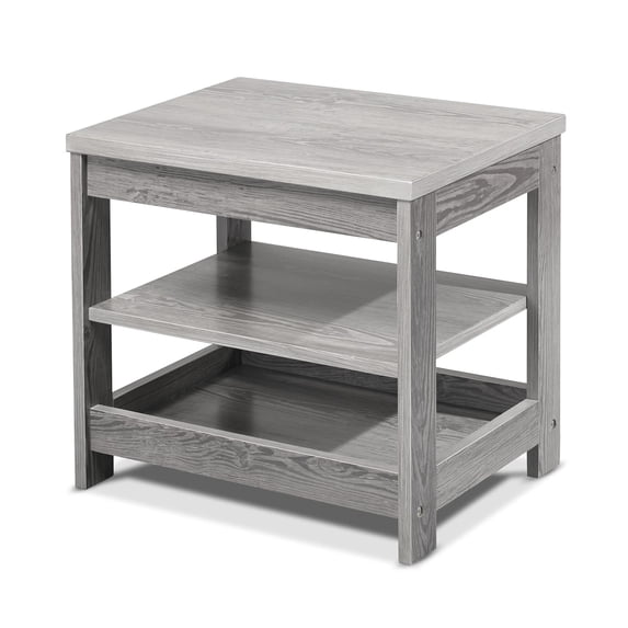 Sorelle Sierra Nightstand in Panel Gray