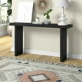 thumbnail image 1 of Evelyn&Zoe Modern/Contemporary 55" Wide Black Grain Console Table, 1 of 5