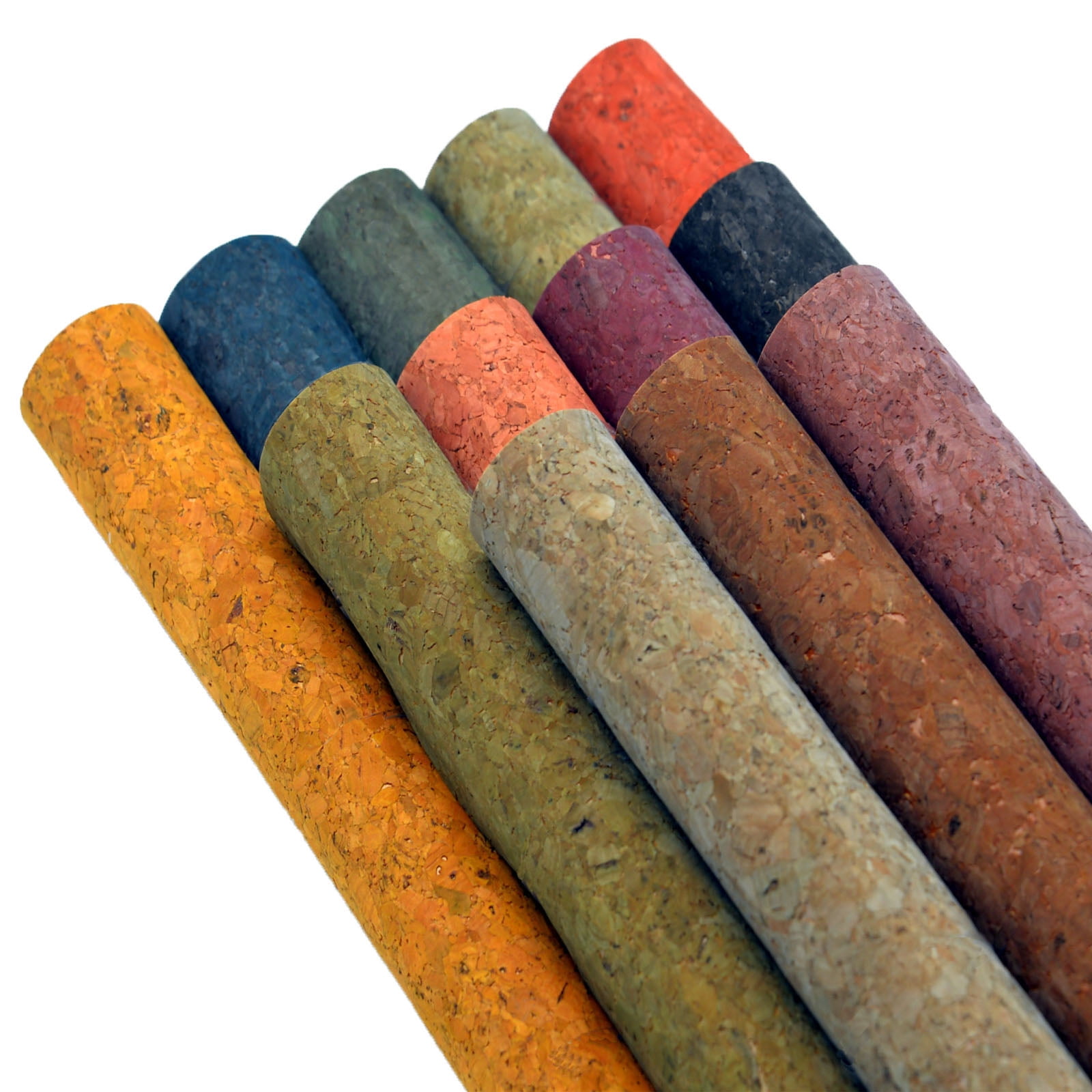 SorenCut Cork Fabric 12pcs,Cork Sewing Fabric 8*12",Cork Leather Sheets for Handcrafts