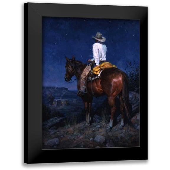 Sorenson, Jack 12x14 Black Modern Framed Museum Art Print Titled - Remembered Times