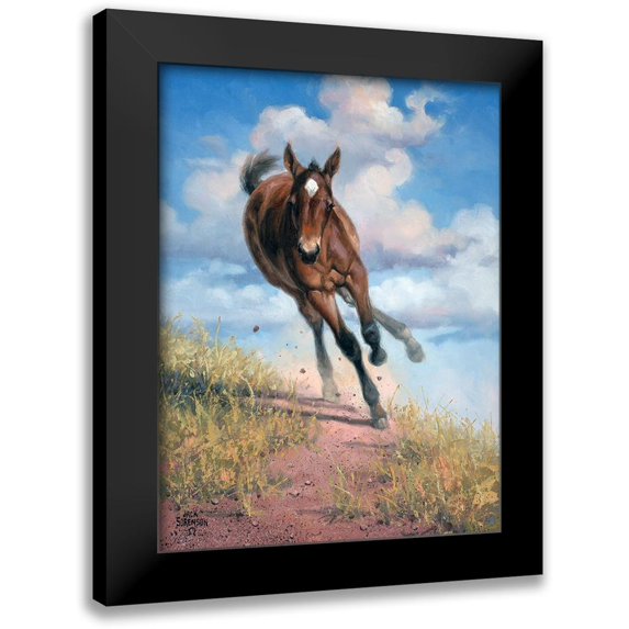 Sorenson, Jack 12x14 Black Modern Framed Museum Art Print Titled - Wild Oats