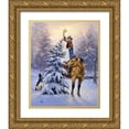 thumbnail image 1 of Sorenson, Jack 15x18 Gold Ornate Wood Framed with Double Matting Museum Art Print Titled - Upon the Highest Bough, 1 of 4