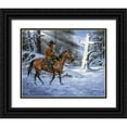 thumbnail image 1 of Sorenson, Jack 18x15 Black Ornate Wood Framed with Double Matting Museum Art Print Titled - Silent Night, Holy Night, 1 of 4