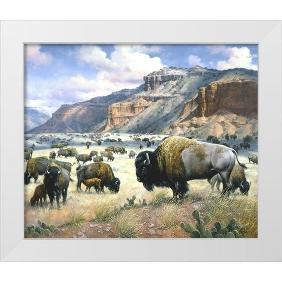 Sorenson, Jack 23x20 White Modern Wood Framed Museum Art Print Titled - Goodnights Legacy