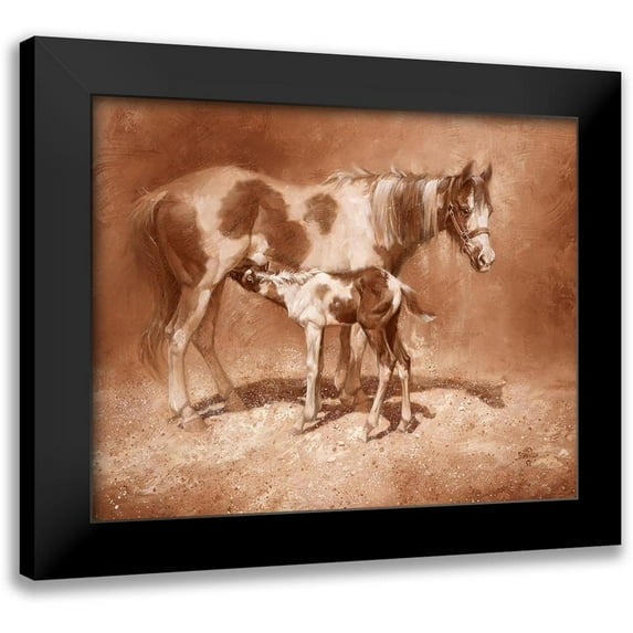 Sorenson, Jack 24x20 Black Modern Framed Museum Art Print Titled - Sienna Paint