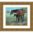 thumbnail image 1 of Sorenson, Jack 30x26 Gold Ornate Wood Framed with Double Matting Museum Art Print Titled - Watchful Eye, 1 of 4