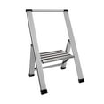 thumbnail image 1 of Sorfey 1-Step Folding Step Ladder Aluminum Foldable Step Stool Step Platform, 1 of 5