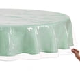 thumbnail image 1 of Sorfey Clear Vinyl Sheet Tablecloth & Table Cover Protector, Standard Round 60" x 60", 1 of 5