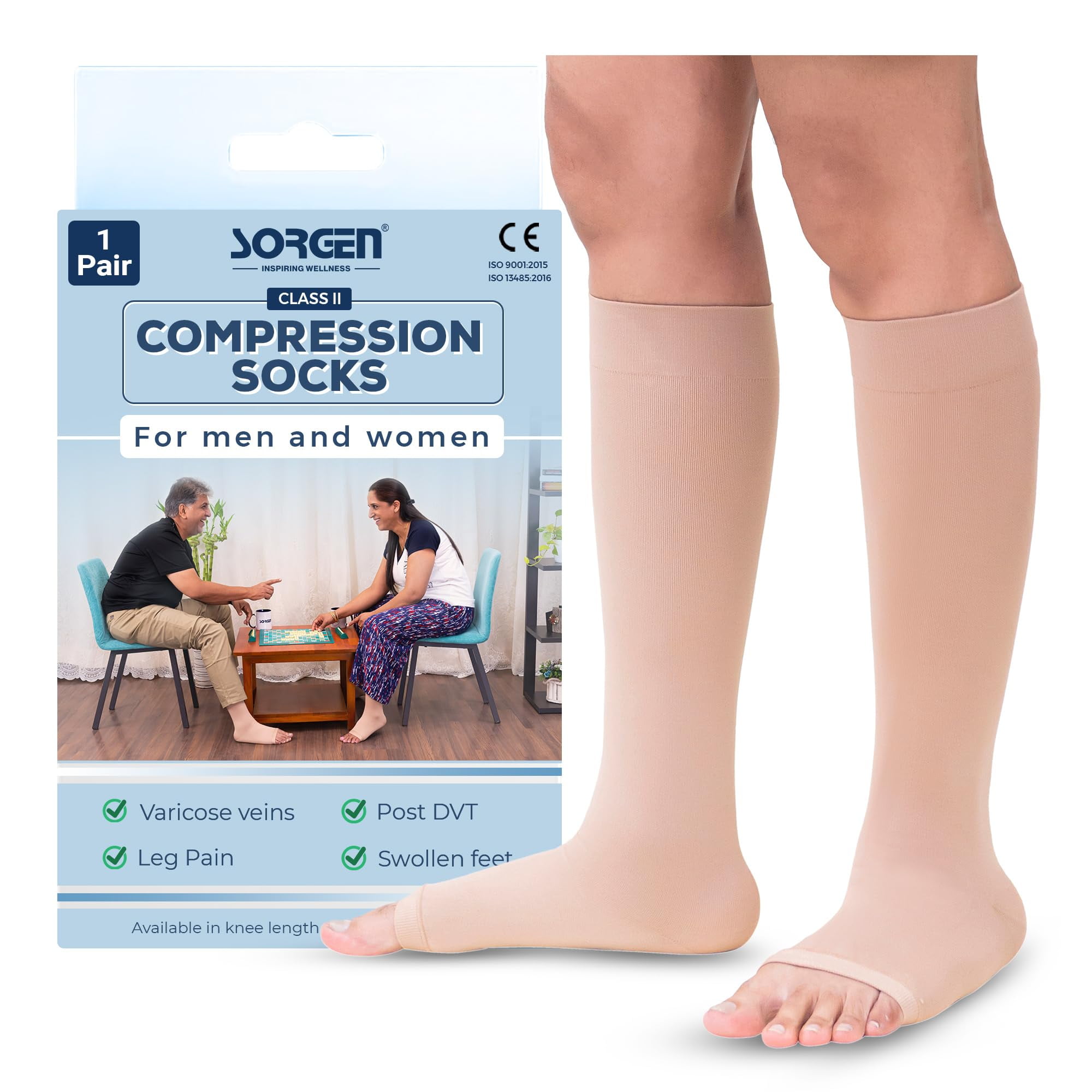 Medical Compression Stockings Varicose Veins Woman - Medical