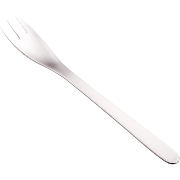 Sori Yanagi Cutlery with Simple Form for Easy Use, Tsubamesanjo Stainless Steel Cake Fork, Sleek Design for Smooth Texture, Dishwasher Safe, 18-8 Stainless Steel