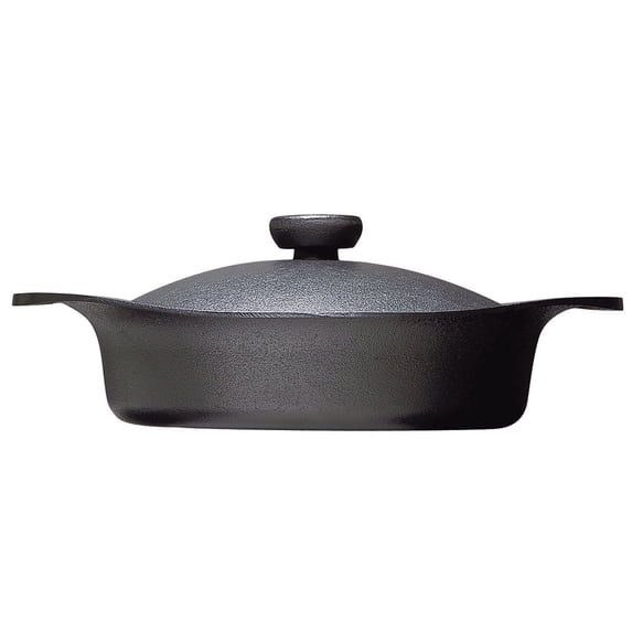 Sori Yanagi TEKKI (cast iron) Pan (shallow) 22cm with cast iron lid and handle
