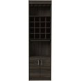 Soria Bar Double Door with Sixteen Builtin Wine Rack