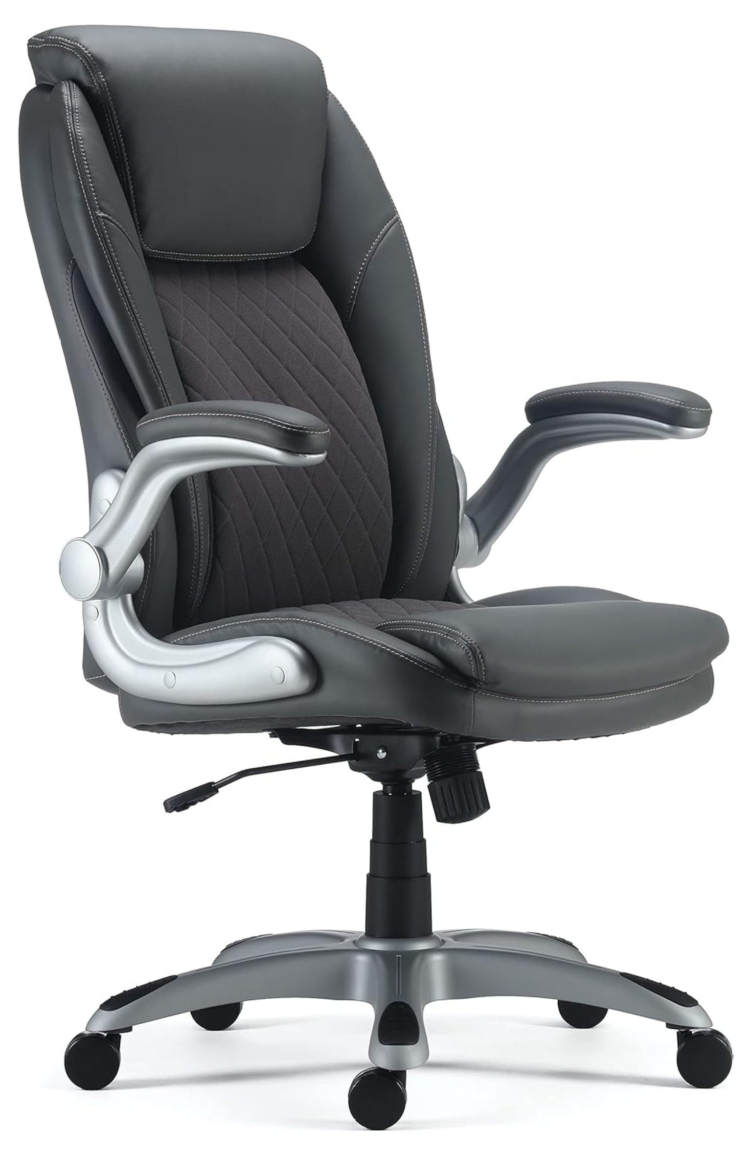 Sorina Bonded Leather Chair, Grey (53253)