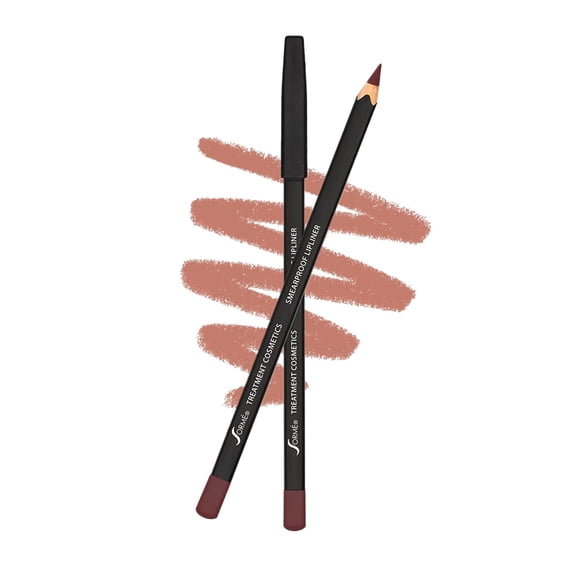 Sorme Smearproof Lip Liner Pencil, Natural Nude, Waterproof Matte, 0.06 oz