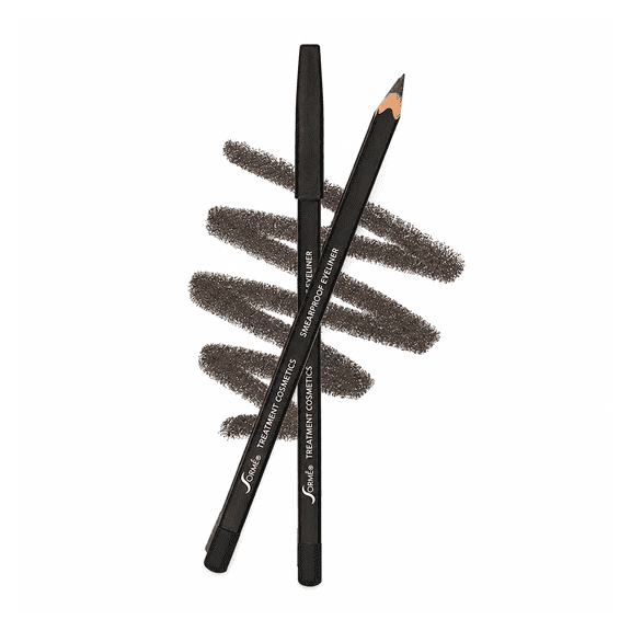 Sorme Smearproof Waterproof Eyeliner Pencil, Brown, Square Pencil, 0.04 oz
