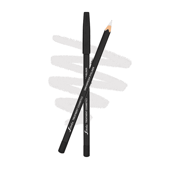 Sorme Smearproof Waterproof Eyeliner Pencil, White, Square Pencil, 0.04 oz