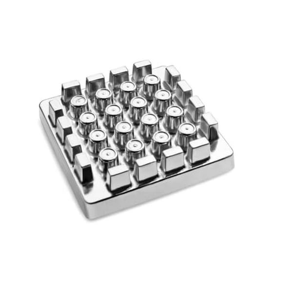 Soro Essentials- 1/2" Aluminum Potato Cutter Pusher Block - Pusher for Commercial Grade French Fry Cutter Food Slicer Manual Potato Cutter Vegetable Chopper for Carrot Cucumber Perfect for Air Fryer