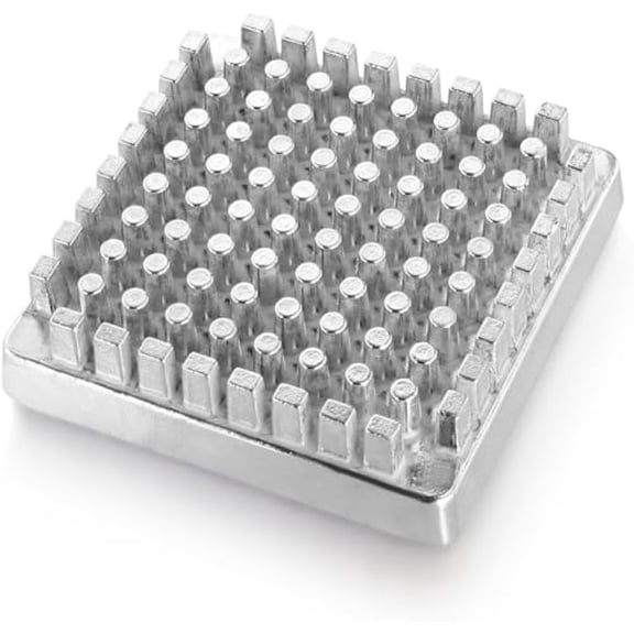 Soro Essentials- 1/4" Aluminum Potato Cutter Pusher Block- Pusher for Commercial Grade French Fry Cutter Food Slicer Manual Potato Cutter Vegetable Chopper for Carrot Cucumber Perfect for Air Fryer