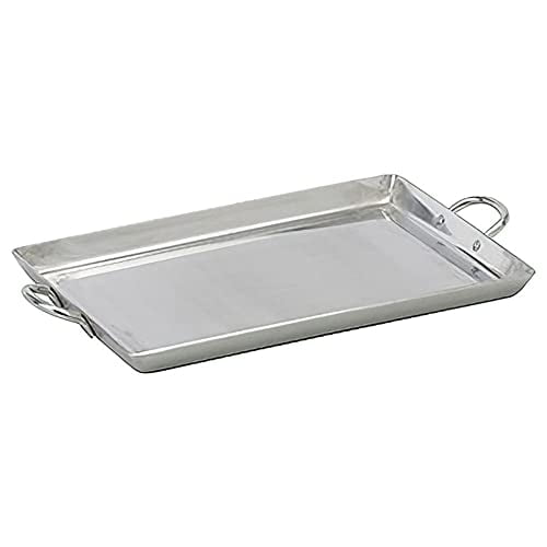 Soro Essentials- 12.6" x 17.7" x 1.18" Aluminum Top Flat Griddle Grill Pan for Glass Stove Top Grill Pancake Griddle Top Griddle for Gas Grill Griddle for Outdoor and Indoor Cooking Camping