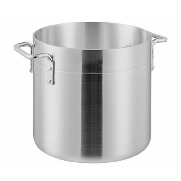 Soro Essentials- 12 qt. Medium Weight Aluminum Stock Pot- 4mm Thickness Cooking Stock Pot for Pasta Soup Stew Pot Simmering Pot for Soup Seafood Stock Home Restaurant and Catering